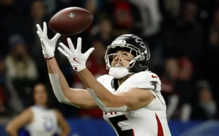 Drake London Skips Tuesday’s Practice Session Again