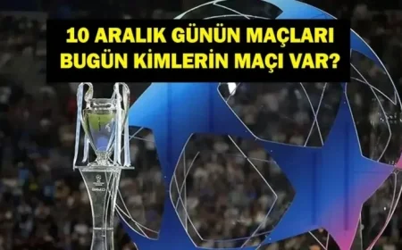 Champions League Matches on December 10: Schedule and Broadcast Details