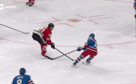 Bertuzzi Scores Against Shesterkin in NYR vs. CHI Matchup