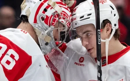 Gibson Dominates Canucks’ Snipers Despite New Team Transition