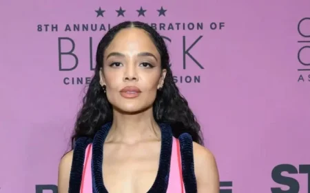 Tessa Thompson Redefines “Super Sensual” with Elegant Baby Doll Dress