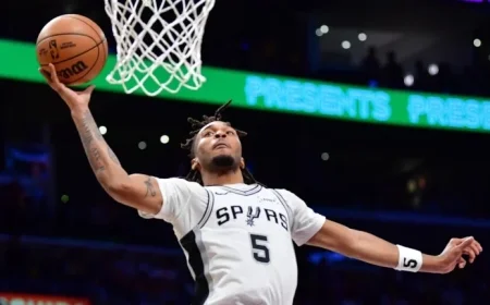 Spurs Guard Stephon Castle Thrilled for Midseason Return