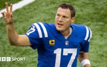 Colts Bring Back Retired Quarterback Rivers, 44, to the Roster