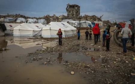 Storm Byron Hits War-Torn Gaza with Heavy Rains, Flooding