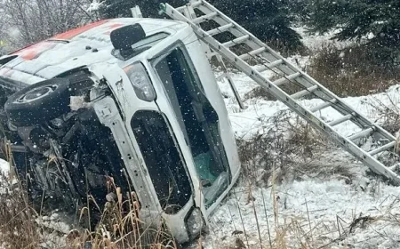 Snowfall Causes Over 150 Collisions Across GTHA: OPP Reports Treacherous Roads