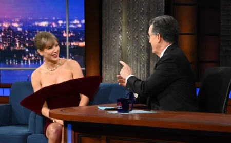 Taylor Swift Reveals Favorite Songs During ‘Late Show’ Appearance