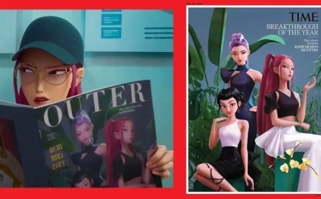 KPop Demon Hunters Grace Time Magazine Cover