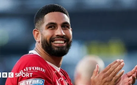 St Helens Sign Former Salford Centre Nene Macdonald