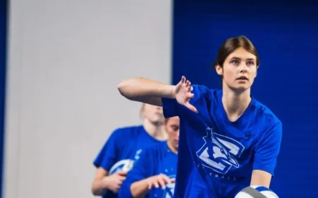 Volleyball Team Finalizes Sweet 16 Preparations with Media Engagement