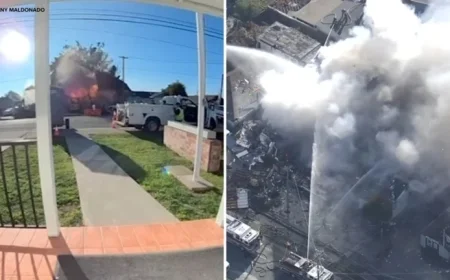 Explosion in Hayward Sparks Building Fire and Possible Injuries