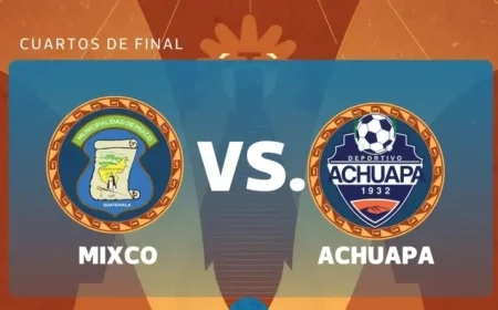 Live: Mixco vs. Achuapa Quarterfinals Second Leg Details