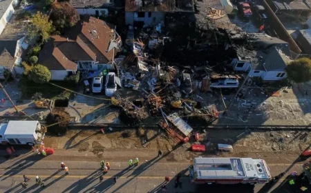 San Francisco Bay Area Gas Explosion Damages Homes, Sends Smoke Plumes Skyward