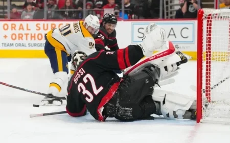 Hurricanes Rookie Goalie Brandon Bussi Pursues NHL Milestone with Historic Start