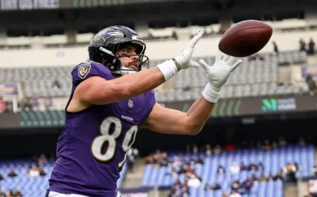 Mark Andrews, Rashod Bateman Injured; Lamar Jackson Fully Participates Thursday