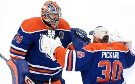 Oilers’ Stuart Skinner Dismisses ‘Huggate’ Scandal, Highlights Pickard Connection