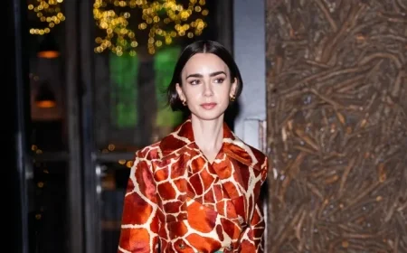 Lily Collins Embraces Iconic Styles of Carrie Bradshaw and Fred Flintstone