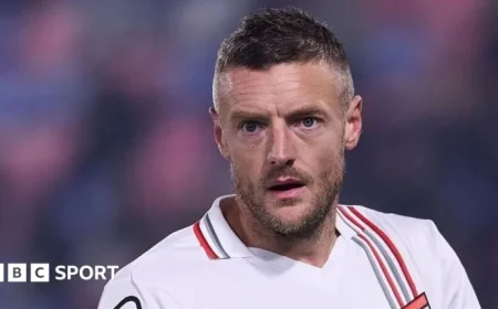 Vardy Named First English Serie A Player of the Month