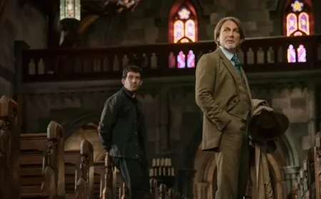 “Murder Mystery Unveils Divine Details in ‘Wake Up Dead Man'”