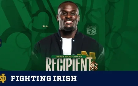 Jeremiyah Love Wins 2025 Disney Spirit Award
