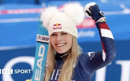 Lindsey Vonn, 41, Clinches Title as Oldest Downhill World Cup Winner