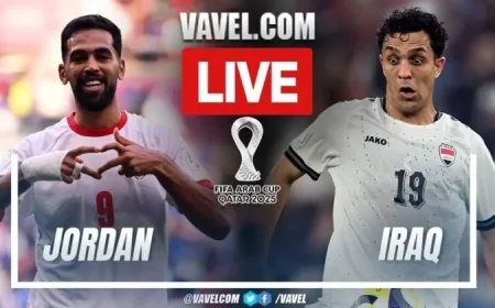 Jordan and Iraq Clash: Live Score Updates (0-0)