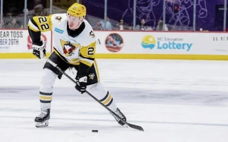 Penguins Send Forward Sam Poulin to Wilkes-Barre/Scranton Team