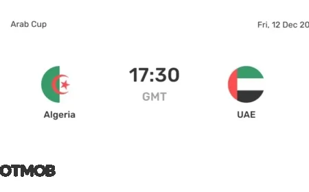 Algeria vs UAE: Live Score, Predicted Lineups, H2H Stats