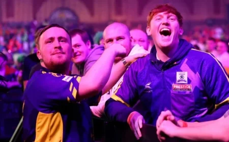Littler Criticizes Angry Ginge’s Absence from Ally Pally Darts Event