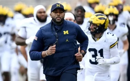 Former Michigan Coach Sherrone Moore Accused of Home Invasion and Stalking