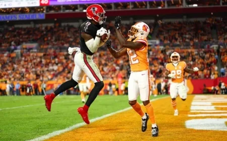 Kyle Pitts Shines with 3 Touchdowns in Falcons Comeback Victory