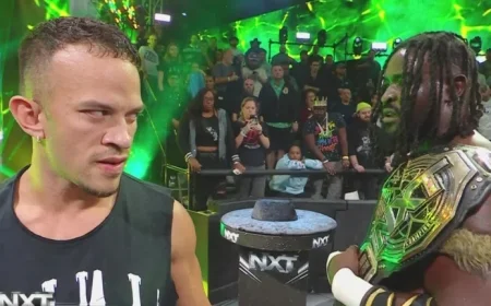 Ricky Saints Aids Oba Femi in Retaining NXT Title Over Je’Von Evans