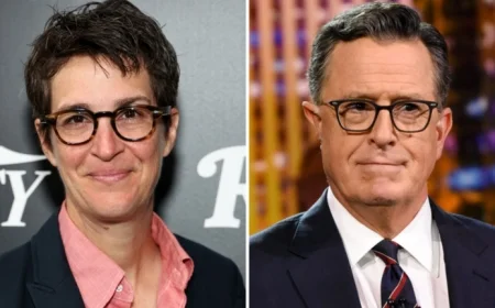 Rachel Maddow Calls on Paramount to Reinstate Stephen Colbert