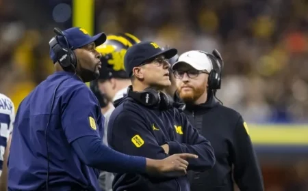 Jim Harbaugh Reacts to Sherrone Moore’s Firing at Michigan