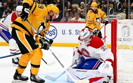 Fowler Shines with 36 Saves as Canadiens Defeat Penguins in NHL Debut