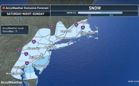 N.J. Weekend Weather: Latest Snowfall Forecast and County Alerts