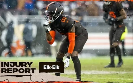 Denzel Ward to Miss Week 15 Game Against Bears