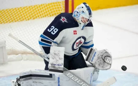 IceHogs’ Laurent Brossoit Achieves Rare Goalie Goal in AHL Game