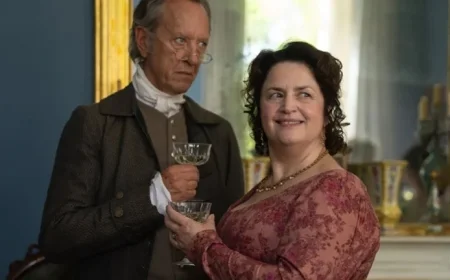 First Look: Richard E. Grant and Ruth Jones Unite
