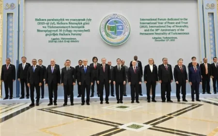Kobakhidze Attends Turkmenistan Summit with Putin