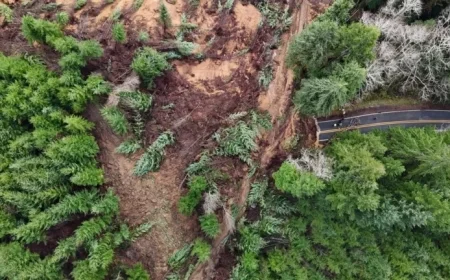 Landslide Shuts Down Highway 229 Near Lincoln City, Reports ODOT