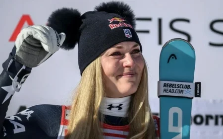 Lindsey Vonn Triumphs in St. Moritz Downhill, Marking Notable Comeback