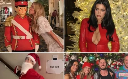 Celebrities Embrace Holiday Spirit for 2025 Celebrations