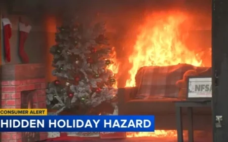 Delaware Fire Tragedy Survivor Urges Christmas Tree Safety Awareness