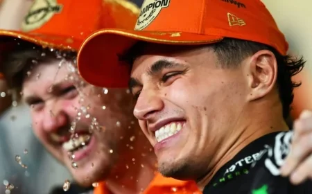 How F1 Champions Celebrate: Fizz, Forklifts, and McDonald’s Trips