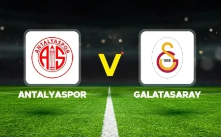 Live Commentary: Antalyaspor vs Galatasaray in Süper Lig Match