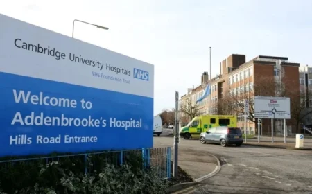 Firefighters Tackle Blaze as Multiple Vehicles Ignite in Addenbrooke’s Car Park