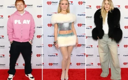 Ed Sheeran, Zara Larsson Shine on Z100’s Jingle Ball 2025 Red Carpet