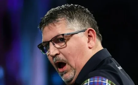 Two-Time World Champion Anderson Struggles Through in Darts World Championship
