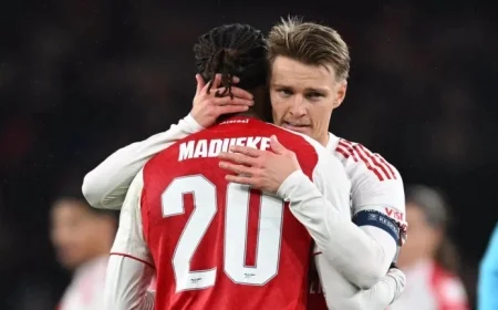 Odegaard Praises Madueke, Jesus, and Salmon in Revealing Interview