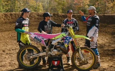 Pastrana, Roczen, and Brown Clash in Epic Dirt Bike Battle Video